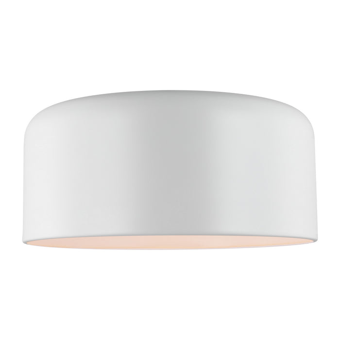 Visual Comfort Studio 7705401-115 One Light Flush Mount, Matte White