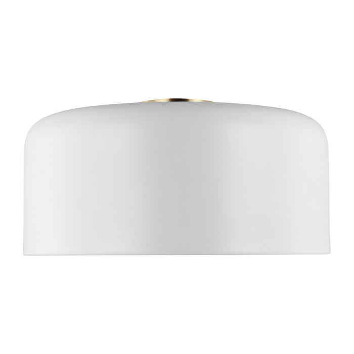 Visual Comfort Studio 7705401-115 One Light Flush Mount, Matte White
