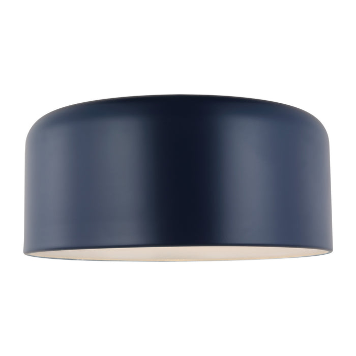 Visual Comfort Studio 7705401-127 One Light Flush Mount, Navy