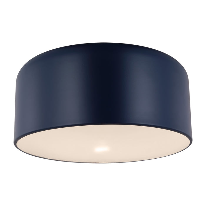 Visual Comfort Studio 7705401-127 One Light Flush Mount, Navy