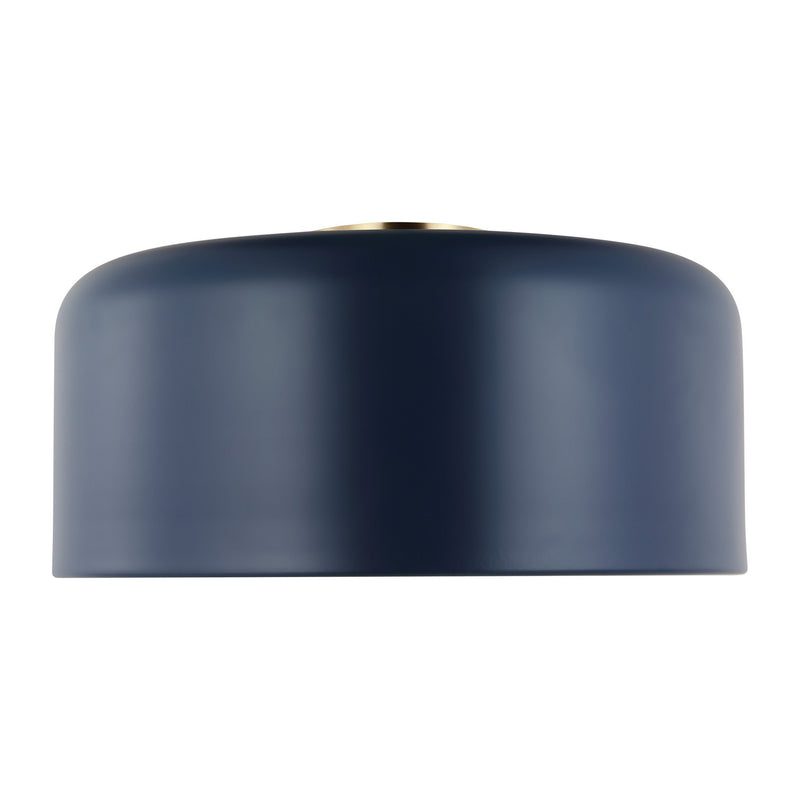 Visual Comfort Studio 7705401-127 One Light Flush Mount, Navy