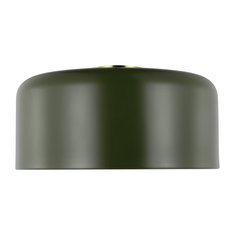 Visual Comfort Studio 7705401-145 One Light Flush Mount, Olive