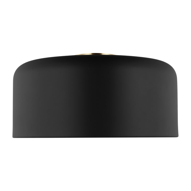 Visual Comfort Studio 7705401EN3-112 LED Flush Mount, Midnight Black