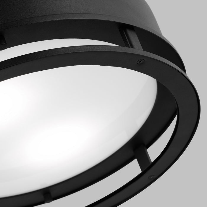 Visual Comfort Studio 7845893S-12 LED Outdoor Flush Mount, Black