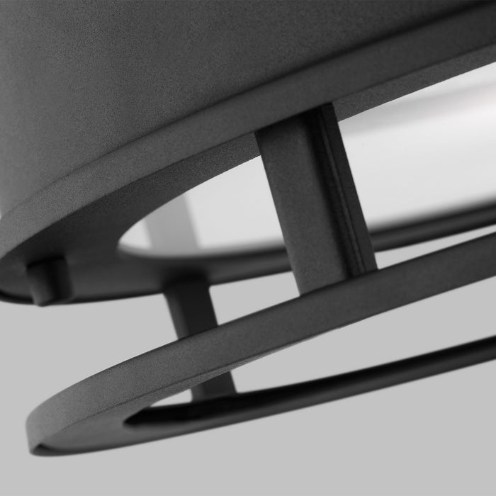 Visual Comfort Studio 7845893S-12 LED Outdoor Flush Mount, Black