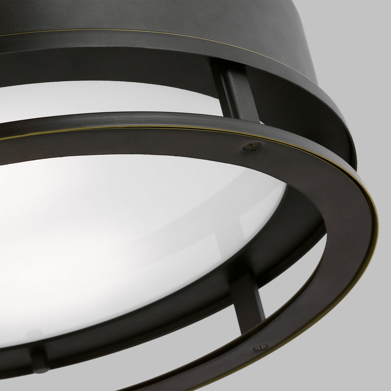 Visual Comfort Studio 7845893S-71 LED Outdoor Flush Mount, Antique Bronze