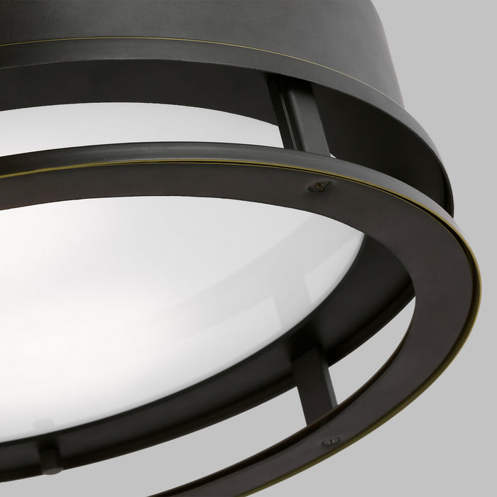 Visual Comfort Studio 7845893S-71 LED Outdoor Flush Mount, Antique Bronze