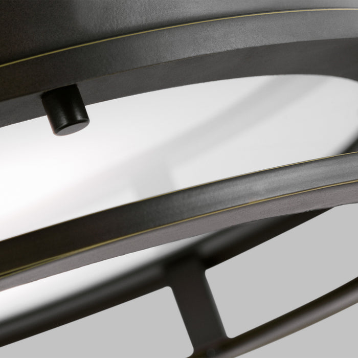 Visual Comfort Studio 7845893S-71 LED Outdoor Flush Mount, Antique Bronze