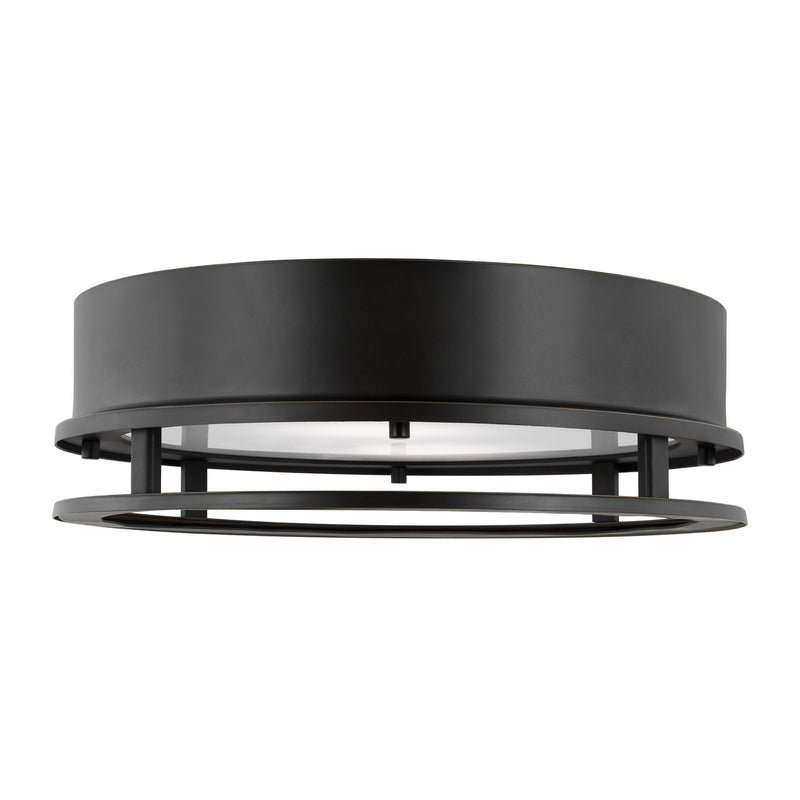 Visual Comfort Studio 7845893S-71 LED Outdoor Flush Mount, Antique Bronze