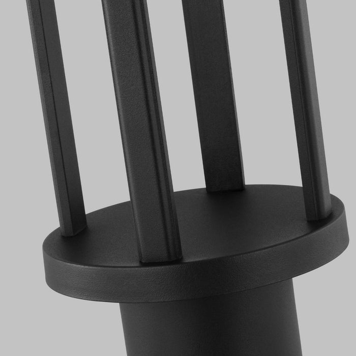 Visual Comfort Studio 8245893S-12 LED Outdoor Post Lantern, Black