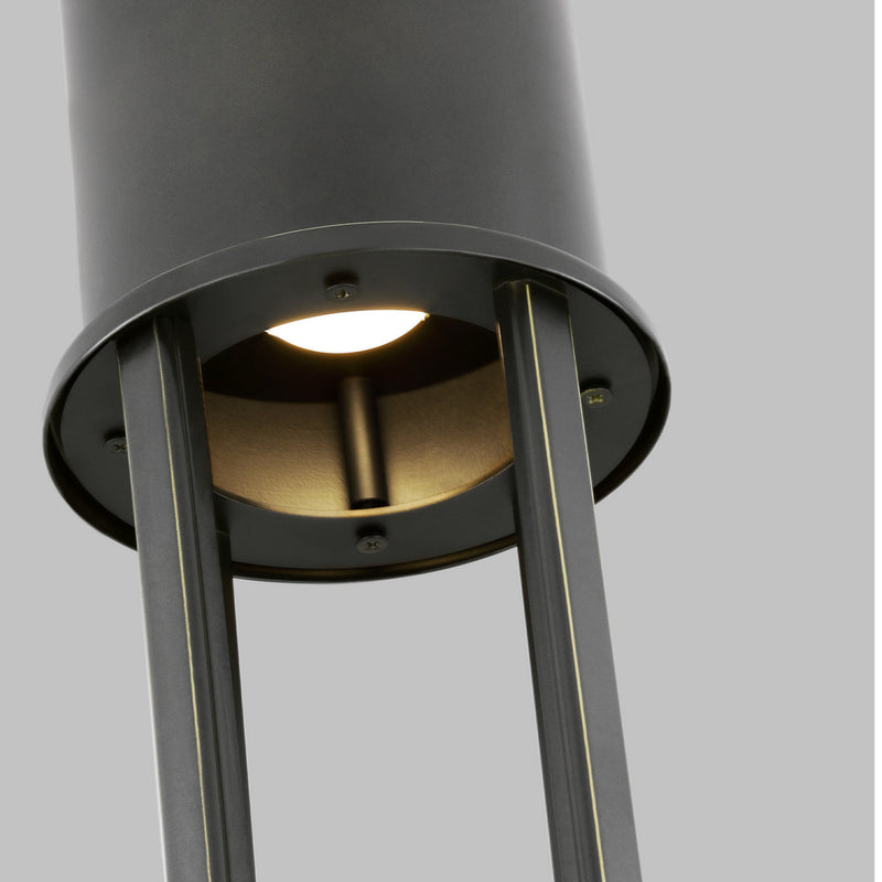 Visual Comfort Studio 8245893S-71 LED Outdoor Post Lantern, Antique Bronze