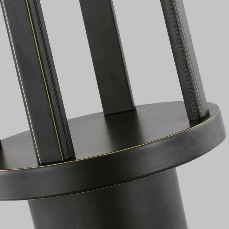 Visual Comfort Studio 8245893S-71 LED Outdoor Post Lantern, Antique Bronze