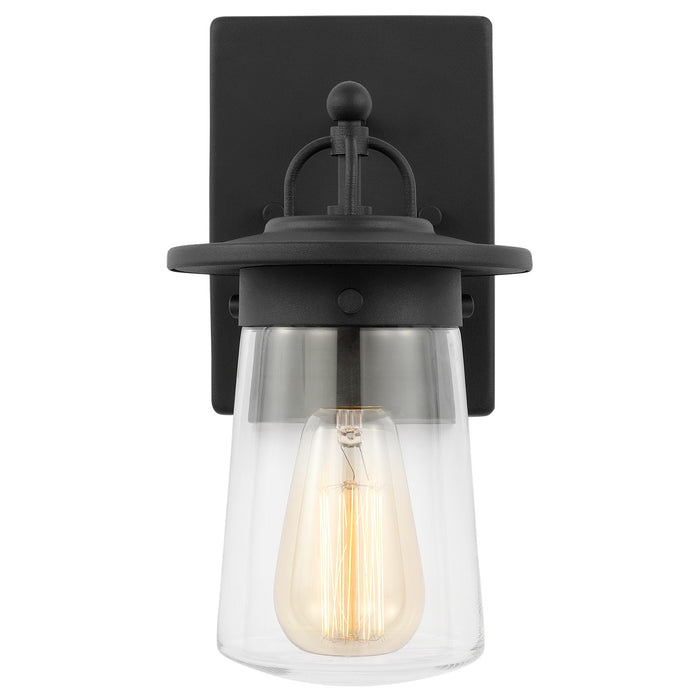 Generation Lighting 8508901-12 One Light Outdoor Wall Lantern, Black