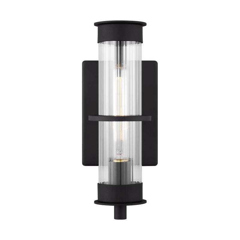 Visual Comfort Studio 8526701-12 One Light Outdoor Wall Lantern, Black