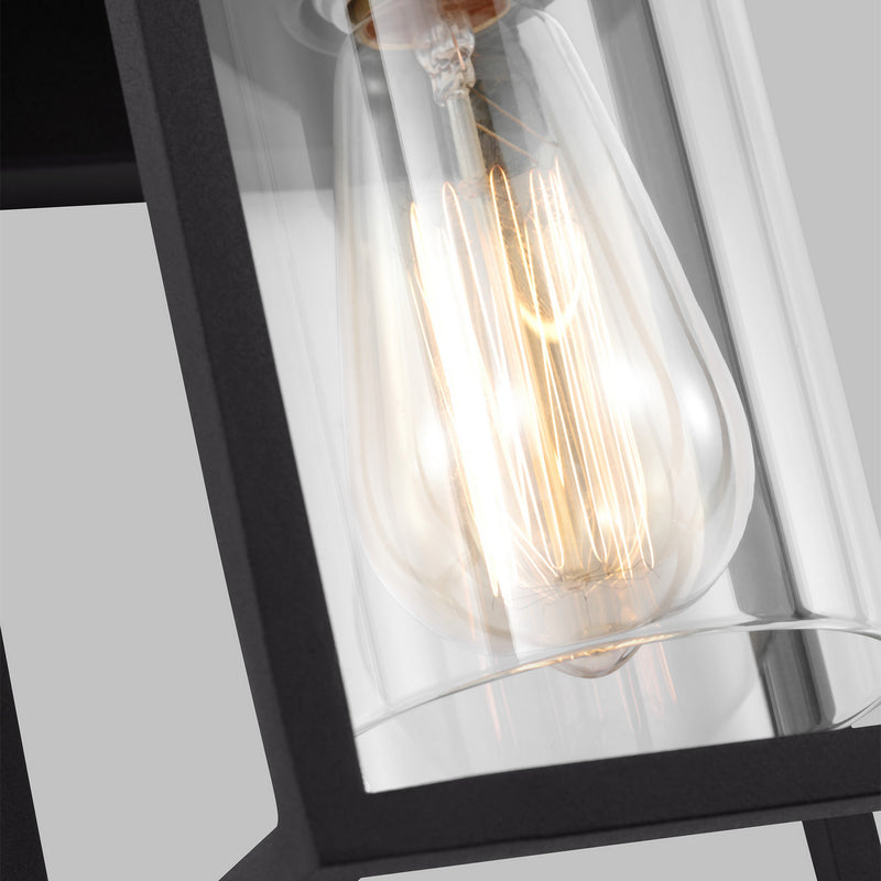 Visual Comfort Studio 8531101-12 One Light Outdoor Wall Lantern, Black