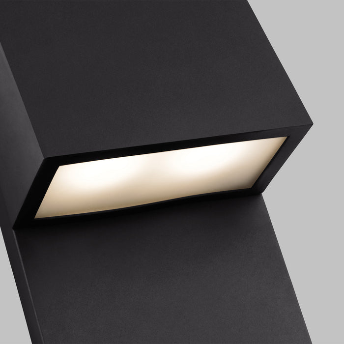 Visual Comfort Studio 8863393S-12 LED Outdoor Wall Lantern, Black