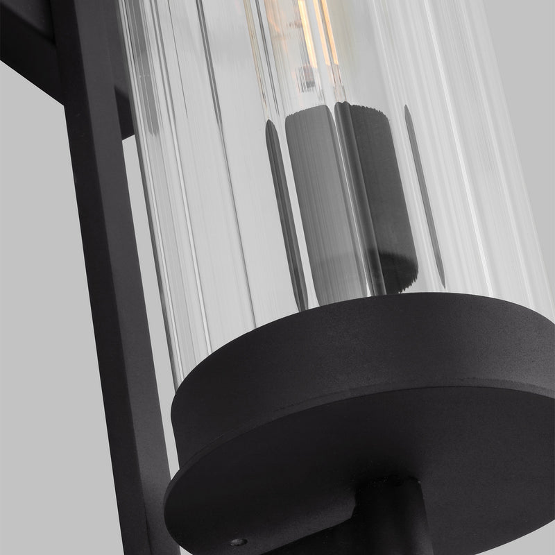 Visual Comfort Studio 8826701-12 One Light Outdoor Wall Lantern, Black