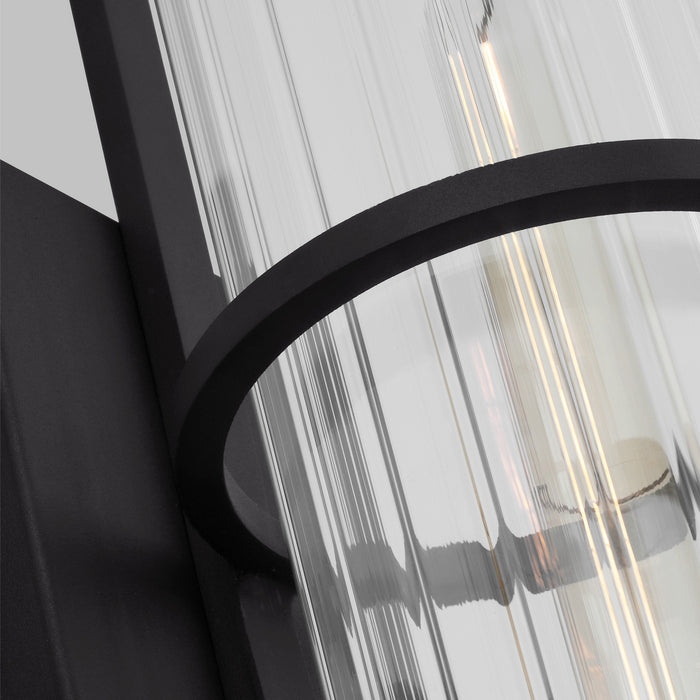 Visual Comfort Studio 8826701-12 One Light Outdoor Wall Lantern, Black