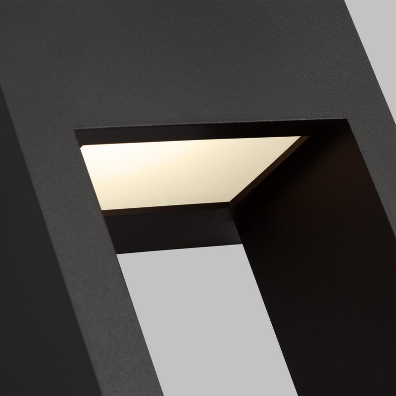 Visual Comfort Studio 8857793S-12 LED Outdoor Wall Lantern, Black