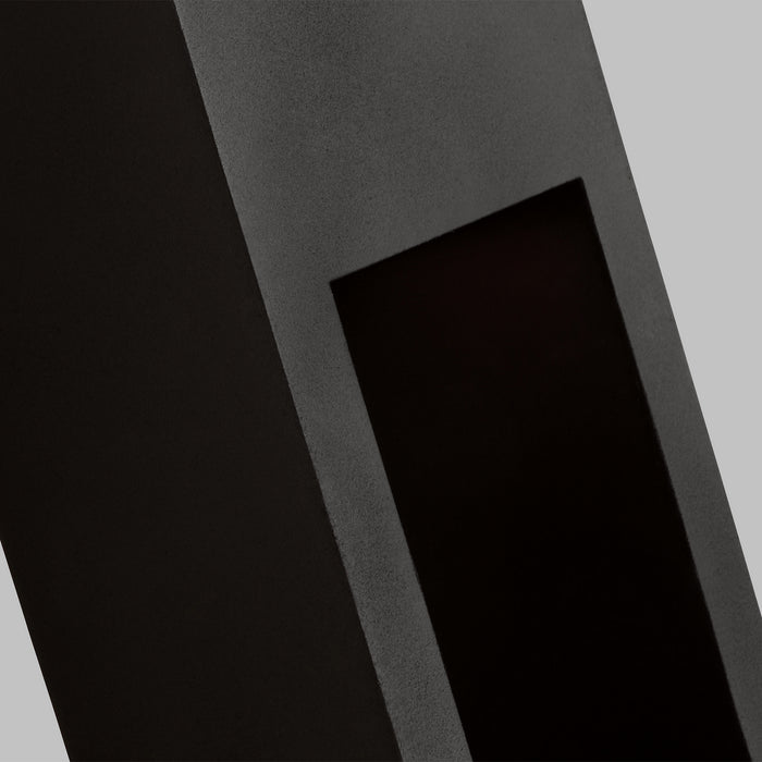 Visual Comfort Studio 8557793S-12 LED Outdoor Wall Lantern, Black