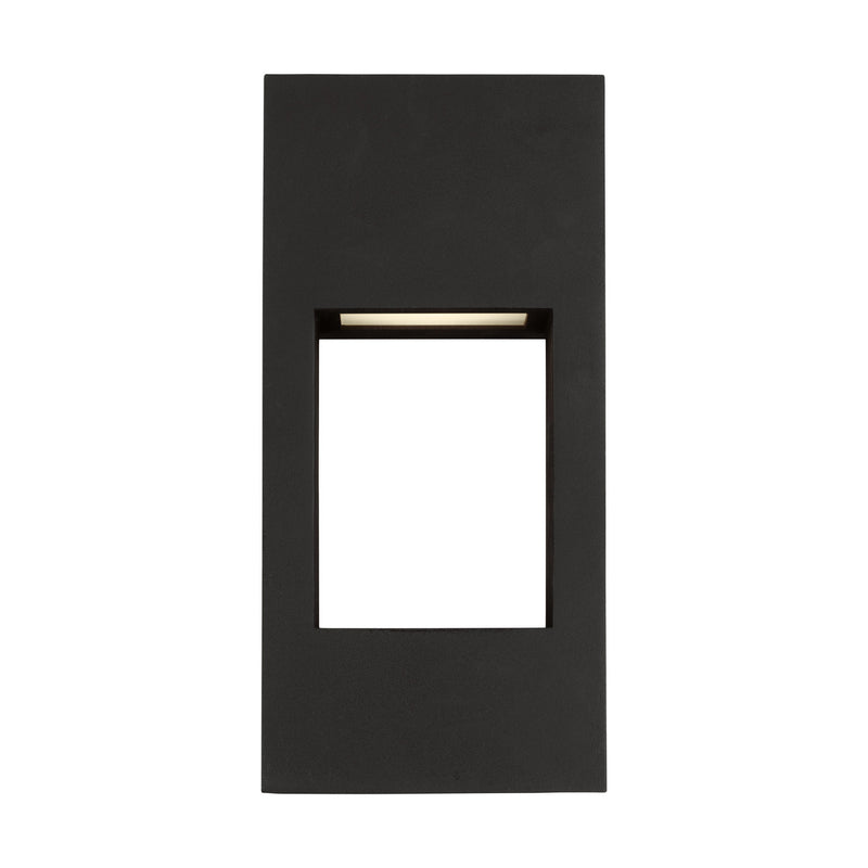 Visual Comfort Studio 8557793S-12 LED Outdoor Wall Lantern, Black