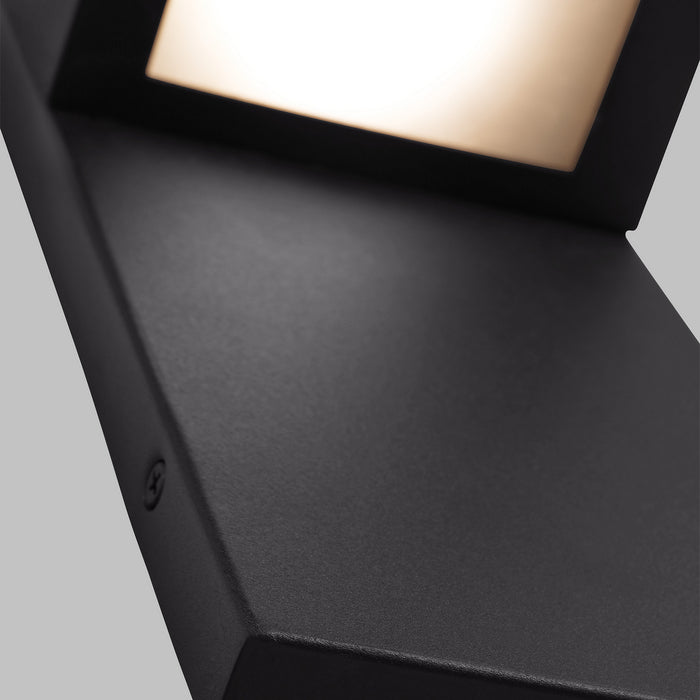 Visual Comfort Studio 8563393S-12 LED Outdoor Wall Lantern, Black
