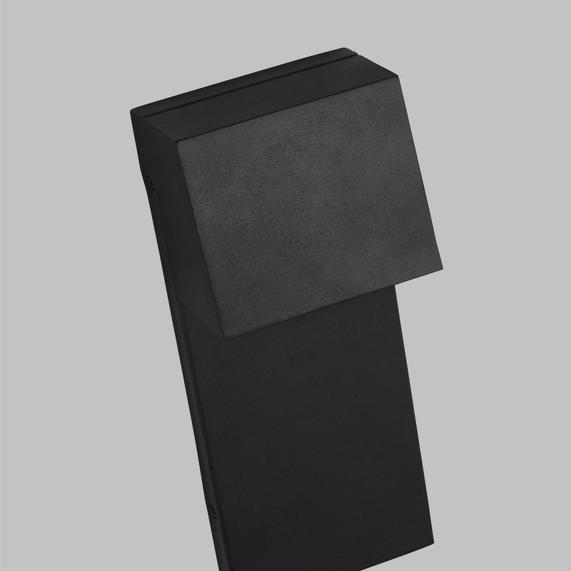 Visual Comfort Studio 8563393S-12 LED Outdoor Wall Lantern, Black