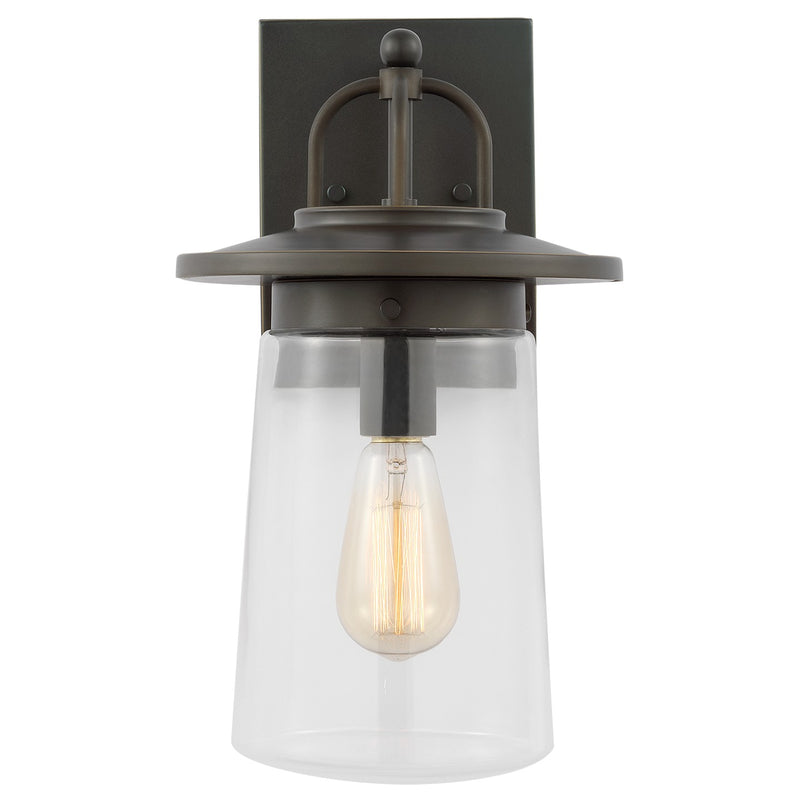 Generation Lighting 8608901-71 One Light Outdoor Wall Lantern, Antique Bronze