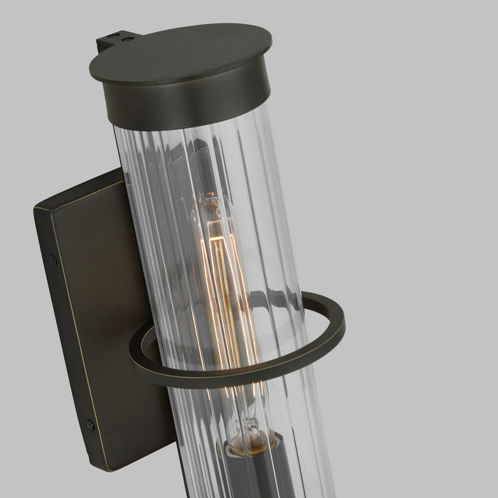 Visual Comfort Studio 8626701-71 One Light Outdoor Wall Lantern, Antique Bronze