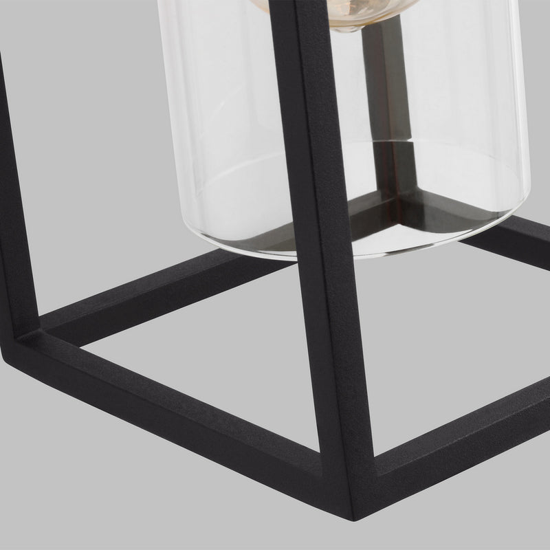 Visual Comfort Studio 8631101-12 One Light Outdoor Wall Lantern, Black