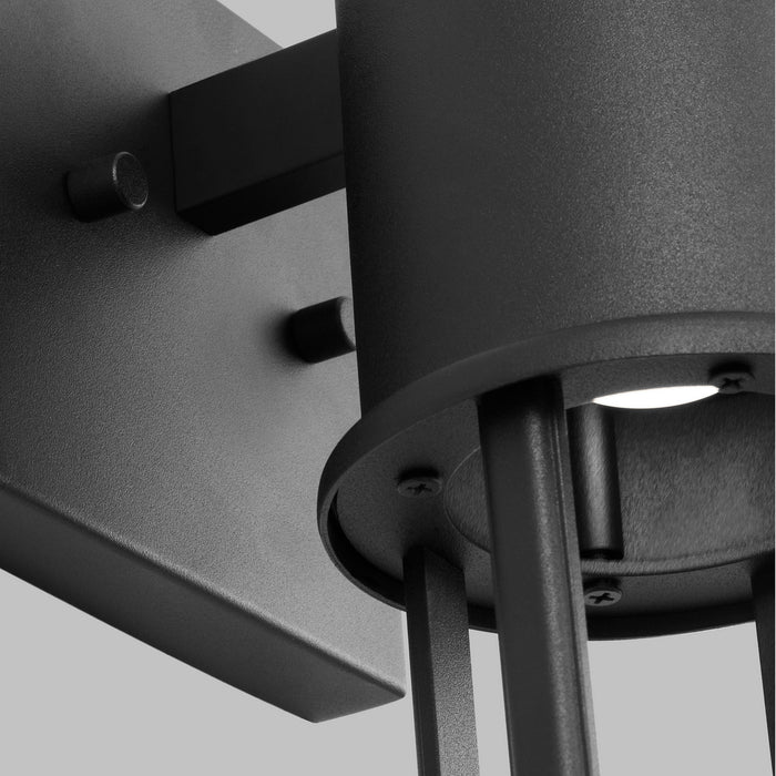 Visual Comfort Studio 8645893S-12 LED Outdoor Wall Lantern, Black