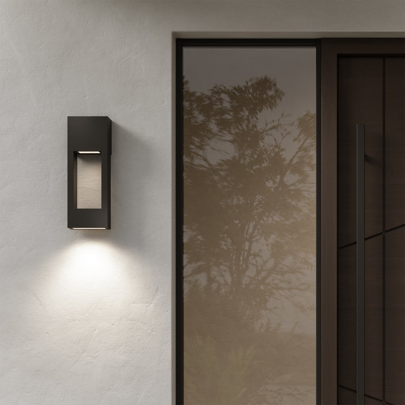 Visual Comfort Studio 8657793S-12 LED Outdoor Wall Lantern, Black