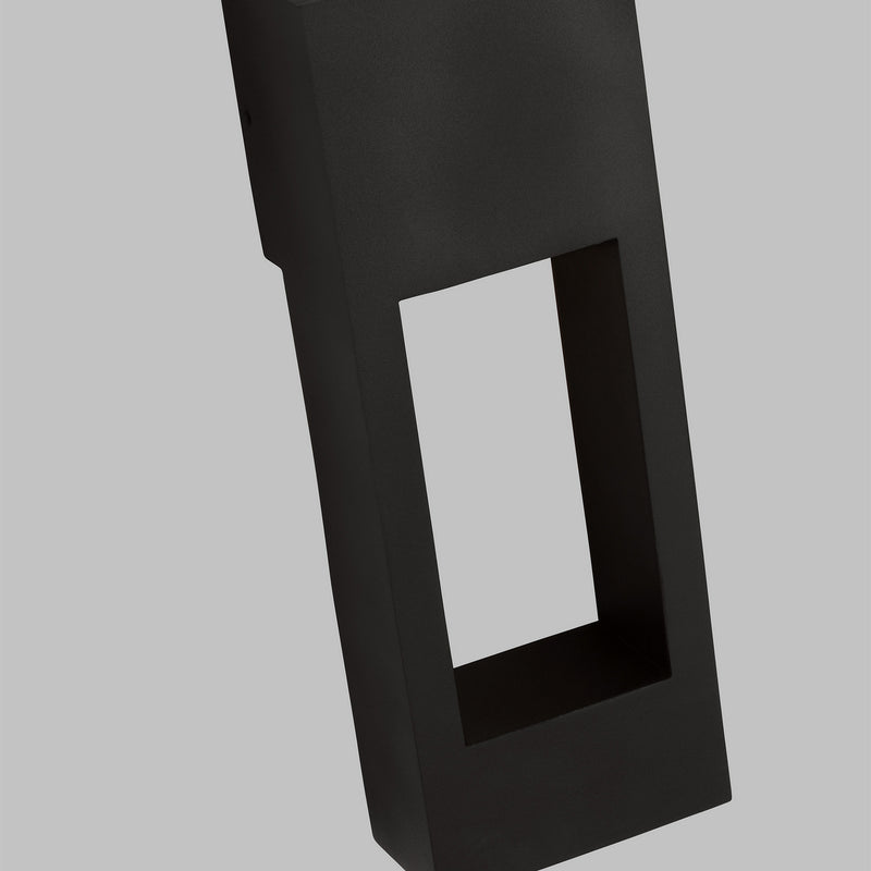 Visual Comfort Studio 8657793S-12 LED Outdoor Wall Lantern, Black
