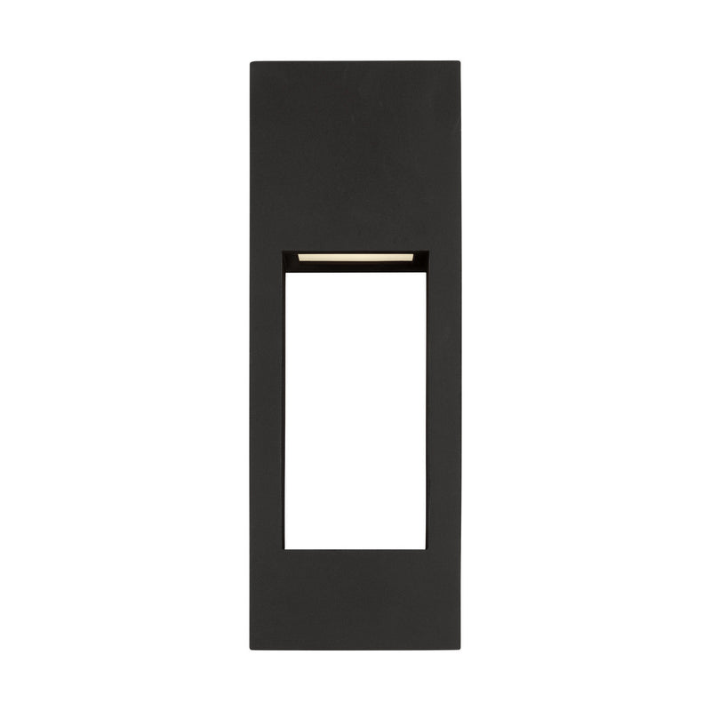 Visual Comfort Studio 8657793S-12 LED Outdoor Wall Lantern, Black