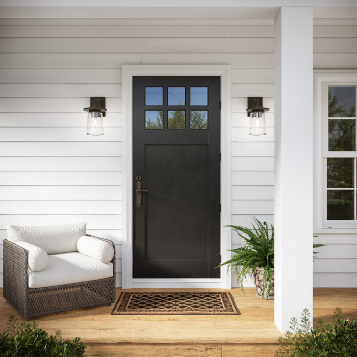 Generation Lighting 8708901-71 One Light Outdoor Wall Lantern, Antique Bronze