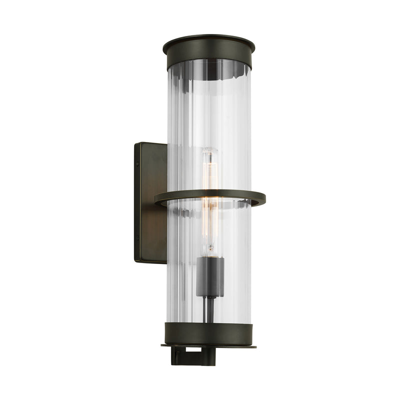 Visual Comfort Studio 8726701-71 One Light Outdoor Wall Lantern, Antique Bronze