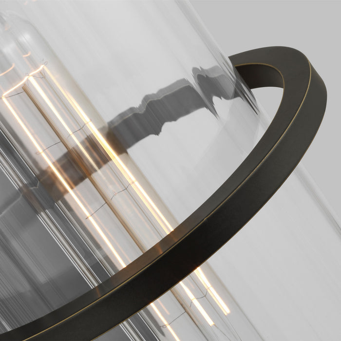 Visual Comfort Studio 8726701-71 One Light Outdoor Wall Lantern, Antique Bronze