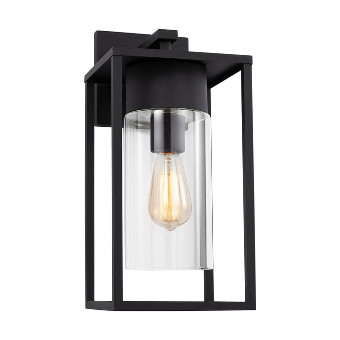 Visual Comfort Studio 8731101-12 One Light Outdoor Wall Lantern, Black