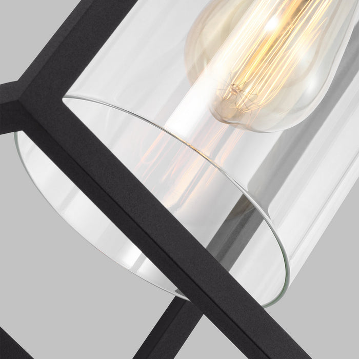 Visual Comfort Studio 8731101-12 One Light Outdoor Wall Lantern, Black