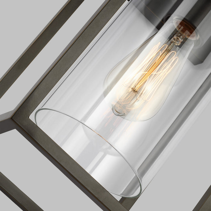 Visual Comfort Studio 8731101-71 One Light Outdoor Wall Lantern, Antique Bronze