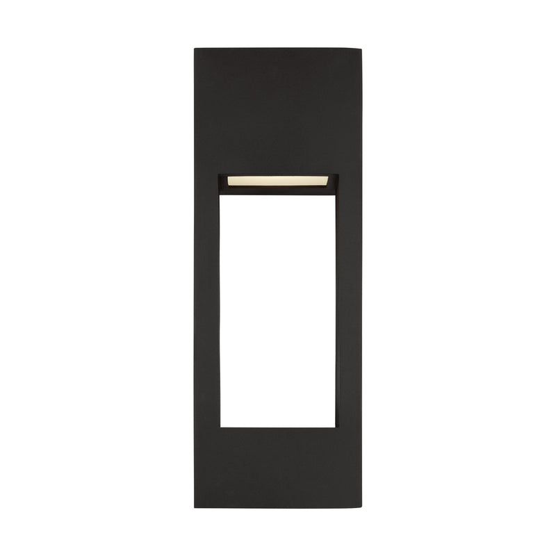 Visual Comfort Studio 8757793S-12 LED Outdoor Wall Lantern, Black