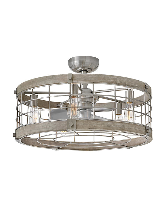 Hinkley 904627FBN-LIA 27" LED Fandelier, Brushed Nickel