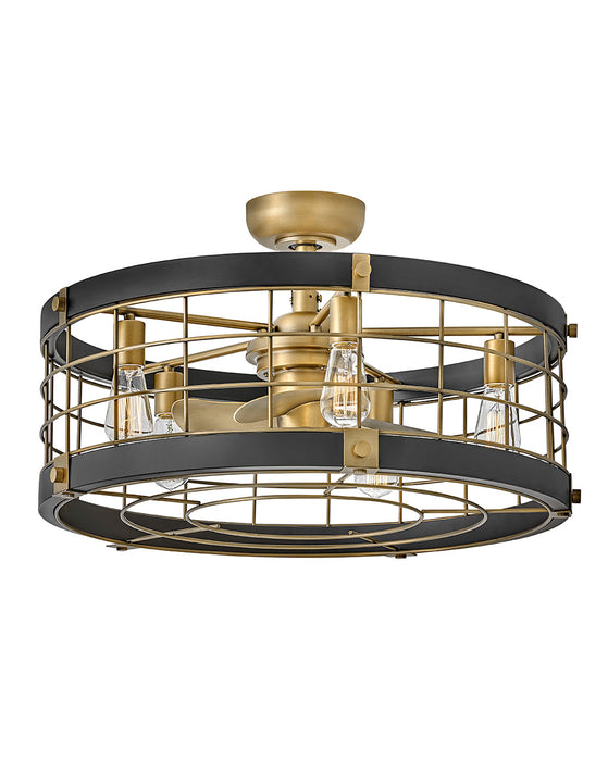 Hinkley 904627FHB-LIA 27" LED Fandelier, Heritage Brass