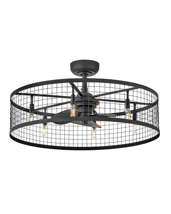 Hinkley 904730FMB-LIA 30" LED Fandelier, Matte Black