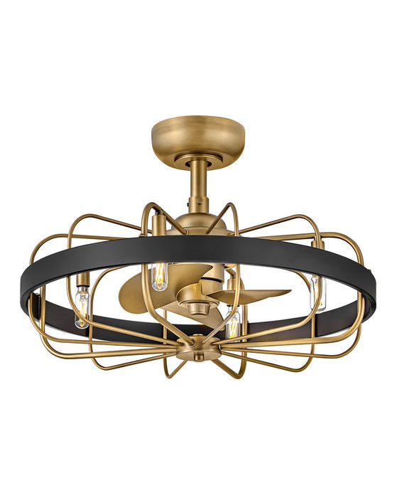 Hinkley 905022FHB-LIA 22" LED Fandelier, Heritage Brass
