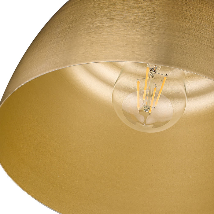 Golden 0316-M1L MBG One Light Mini Pendant, Modern Brushed Gold