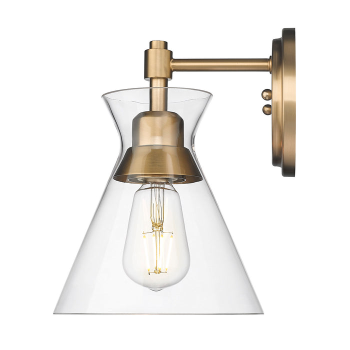 Golden 0511-1W BCB-CLR One Light Wall Sconce, Brushed Champagne Bronze