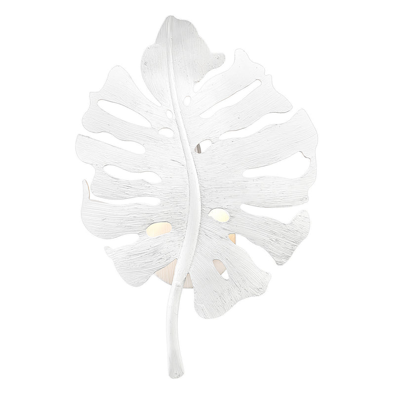 Golden 1103-1W TWP One Light Wall Sconce, Textured White Plaster