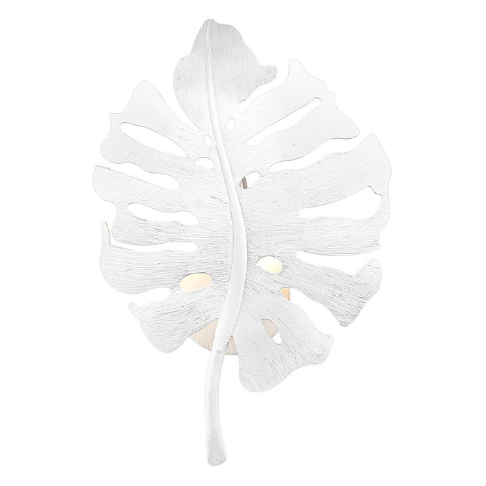 Golden 1103-1W TWP One Light Wall Sconce, Textured White Plaster