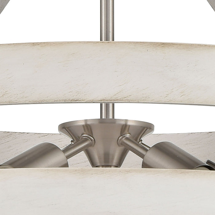 ELK Home 33558/5 Five Light Chandelier, Satin Nickel